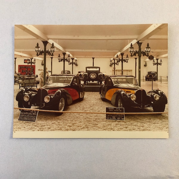 Vintage Bugatti Type 57 Schlumpf Collection Museum Photo Photograph Print 1984