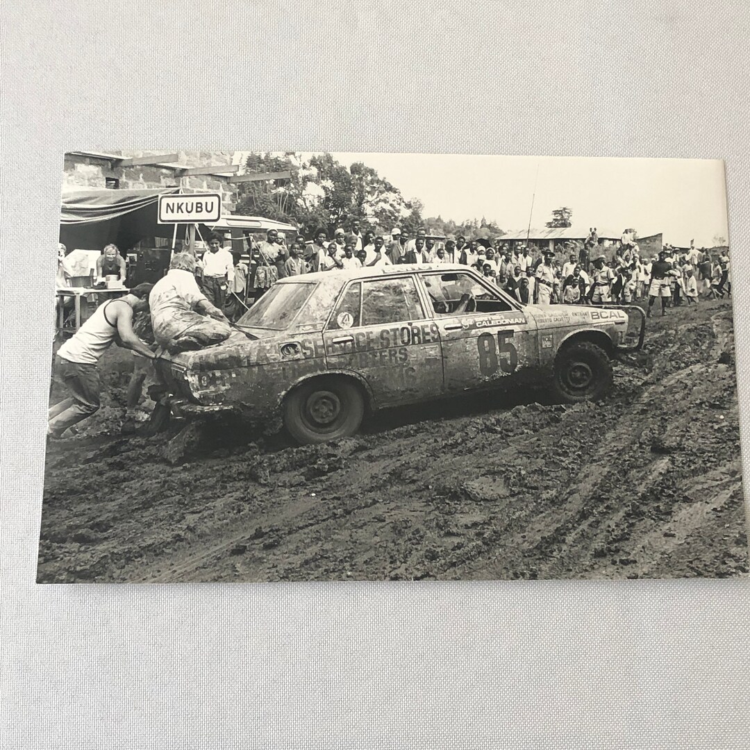 Vintage Rally Racing Photo Photograph 1974 East African Safari Car Etsy
