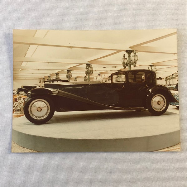 Vintage Bugatti Royale in Schlumpf Collection Museum Photo Photograph Print 1984
