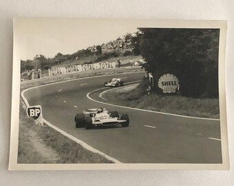 Vintage Grand Prix Racing Car Driver Photo Photograph Print