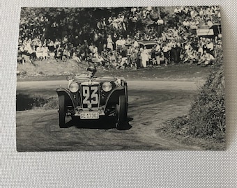 Vintage MG TC ? Racing Car Photo Photograph