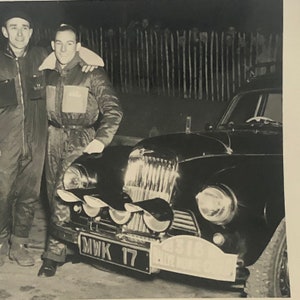 ヴィンテージ モンテカルロ ラリー 写真 写真 スターリング モス サンビーム タルボット 90 1953