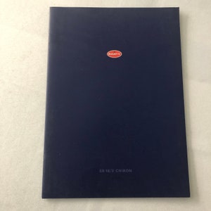 Bugatti Chiron EB 18/3 Concept Car Sales Brochure Catalog