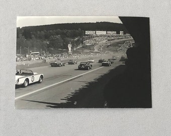 Vintage Car Racing Photo Photograph Print - Tag AL22 E7