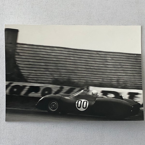 vintage Racing Photo Photograph Rover BRM Turbine Car LeMans 1963 Graham Hill