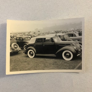 Vintage 1937 Ford V8 Deluxe Cabrio um 1970 Hershey Fotofotografie Druck