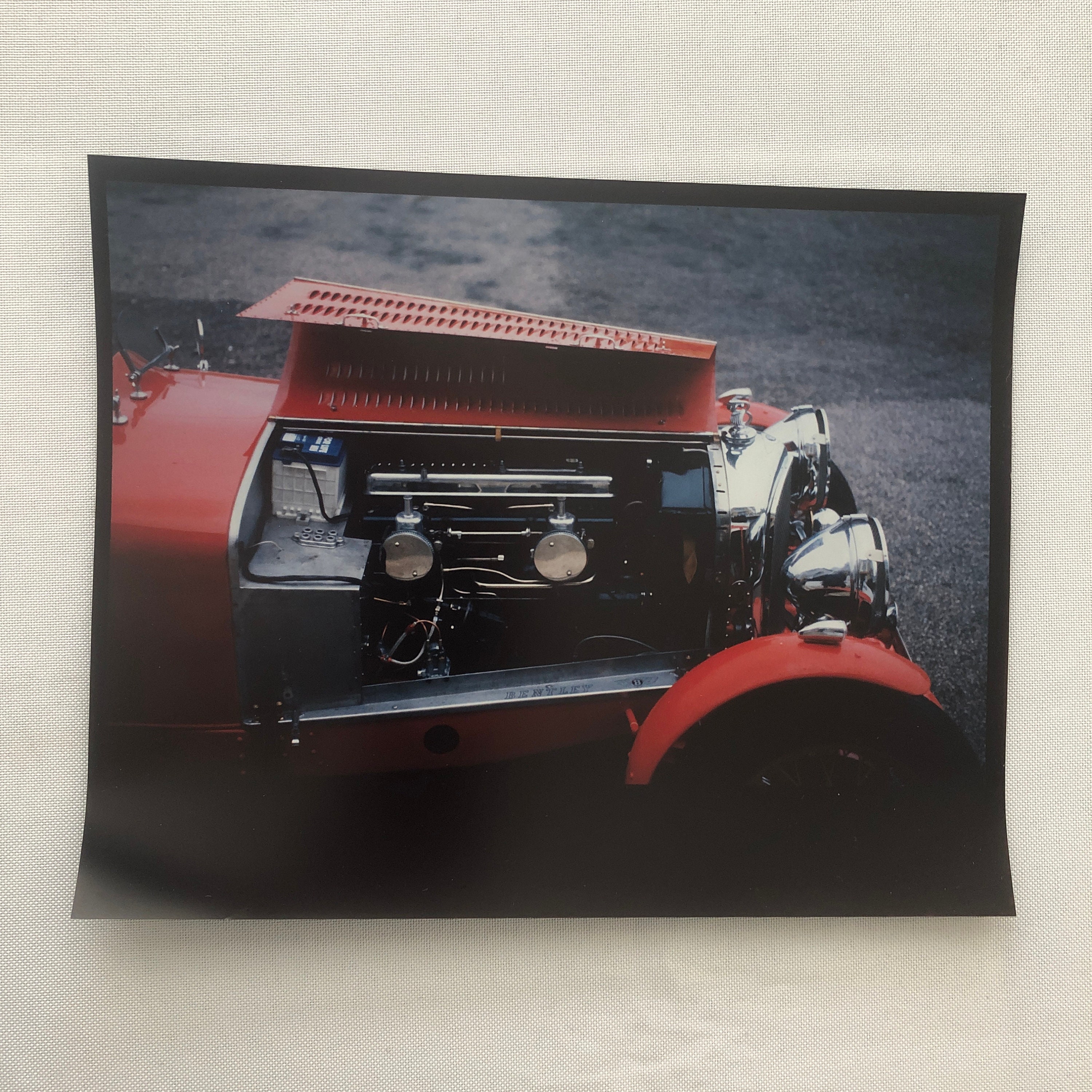 Vintage Bentley Car Photo Photograph Print