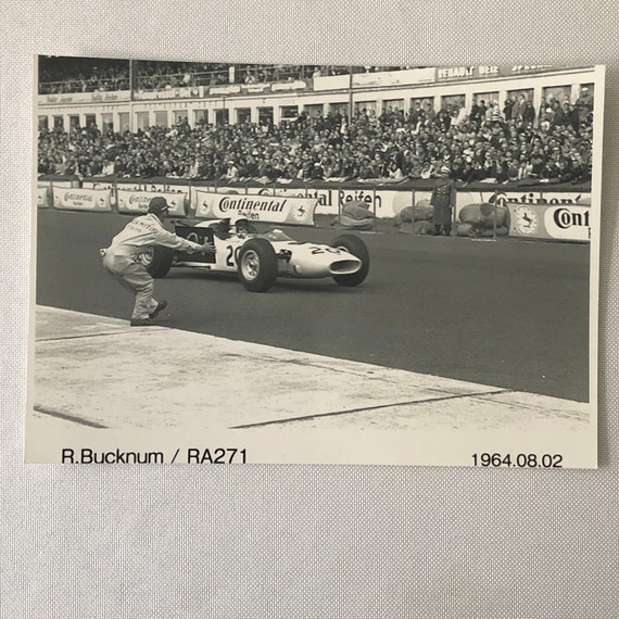 Vintage Ronnie Bucknum Honda Racing Driver Photo Photograph Etsy