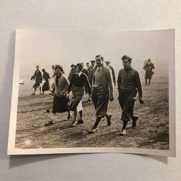 Press Photo Photograph Golf Tournament Golfer Addington Palace Club UK 1932