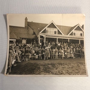 Press Photo Photograph Golf Golfer Tournament Alf Padgham Purley Downs 1933 LNA