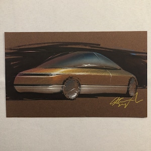 Styling Concept Automobile Illustration Art Drawing Sketch Vintage