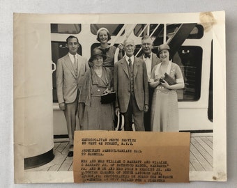 Pressefoto Fotografie Monarch Bermuda Schiff Boot Passagiere Pennsylvania