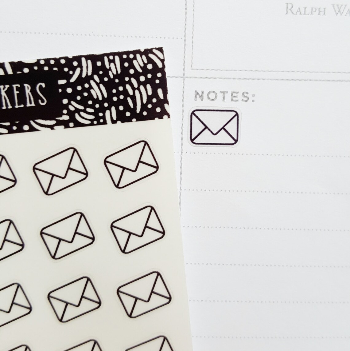 63 Clear Envelope Stickers Mail Planner Stickers Mail Etsy