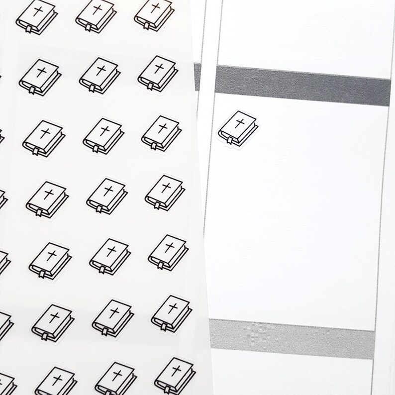 Bibel Register Tabs 6 Blatt - Laminierte Etiketten Für Bibelstudium | Großer Druck