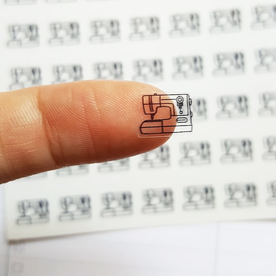 56 Sewing Stickers Sewing Machine Planner Stickers Craft Etsy