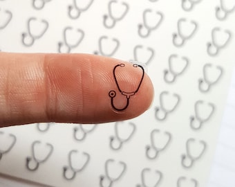 56 Planner Stickers, Stethoscope Stickers, Doctor Stickers, Appointment Stickers, Happy Planner