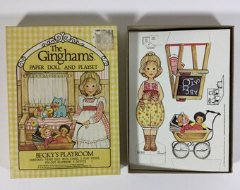the ginghams paper dolls