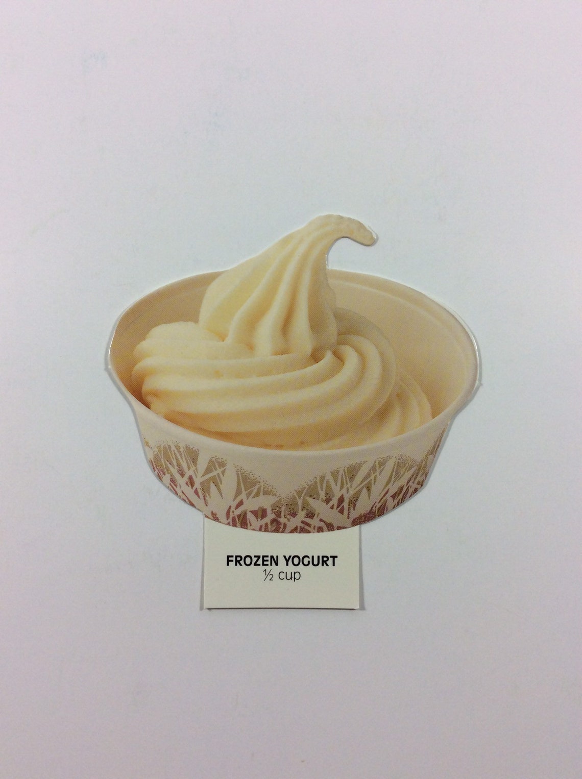 Frozen Yogurt Vintage 1990s School Nutrition & Dietary Die Cut Etsy