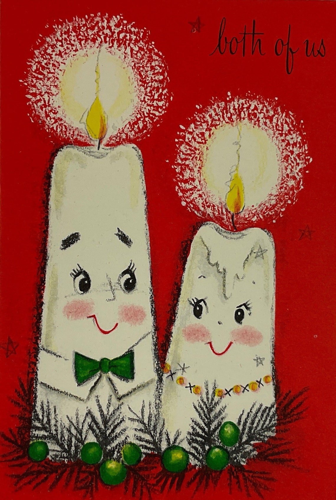 Anthro Anthropomorphic Mr. & Mrs. Candle Candles Vintage 1940s Etsy