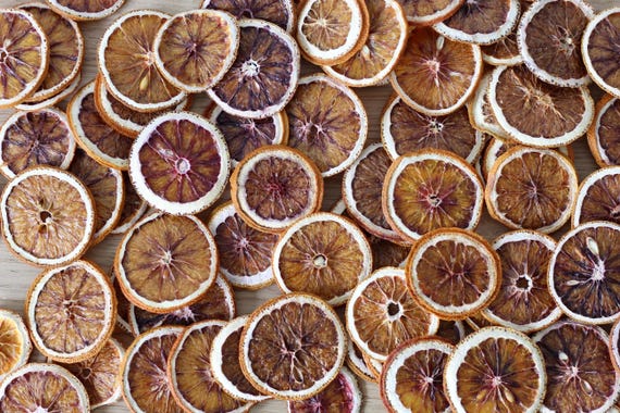 Dried Blood Orange Slices: Cocktail Garnish, Crafts & Potpourri