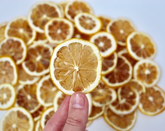 Dried Lemon Slices: Natural Citrus Garnish, Tea & Craft Decor