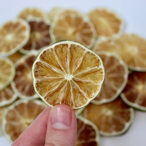 Dried Lime Slices: Natural Cocktail Garnish, Tea & Craft Decor