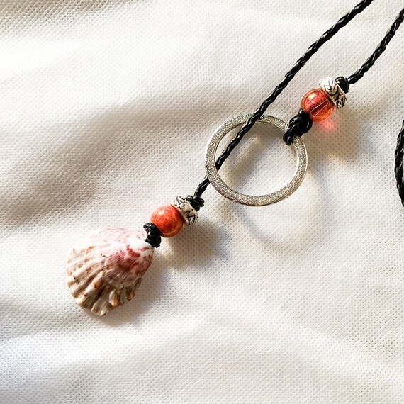 Red shell necklace clearance