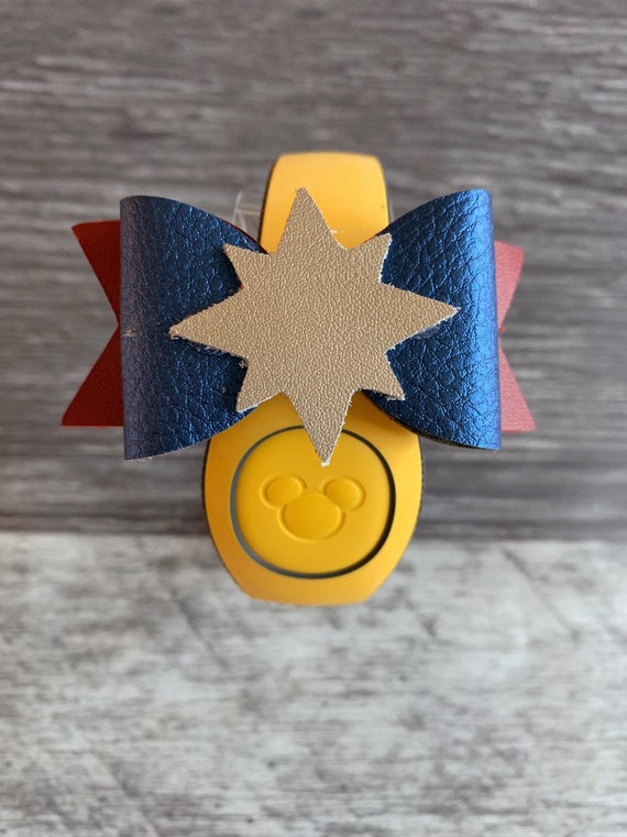 Captain Marvel Ear Band Bow
