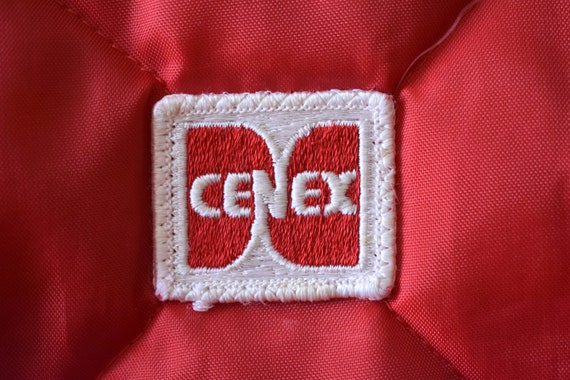 1970's Vintage Red Cenex Puffy Vest | Men's Mediu… - image 6