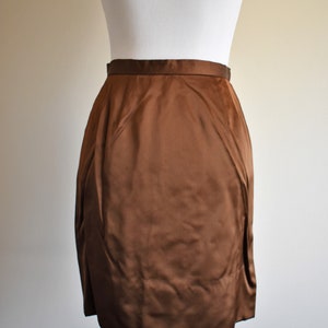 Sexy 1960's Vintage 2 Piece Brown Floral Tank & Skirt Set Geno California Designs by Erni XS size 0 image 4