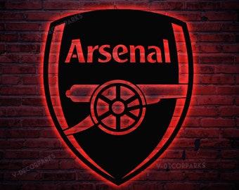 Arsenal Metal Art - Etsy