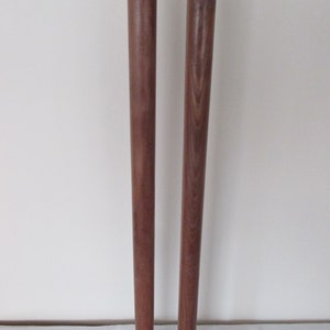 40mm wide x 110cm Long, Enormous Jumbo Giant Knitting Needles Big Chunky Handmade Native Chilean Rauli, Oak or Pine Wood Natural