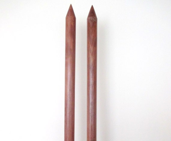 Nuevo Par Azul Jumbo Grueso 20mm X 40cm de largo agujas de tejer