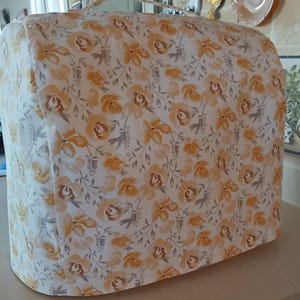 KitchenAid Mixer Covers -nonreversible/yellow floral