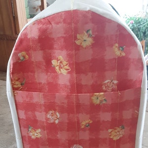 Kitchenaid Mixer Covers -nonreversible/ with attachment or utensil pocket/creamsicle flower/standard/classic/artisan