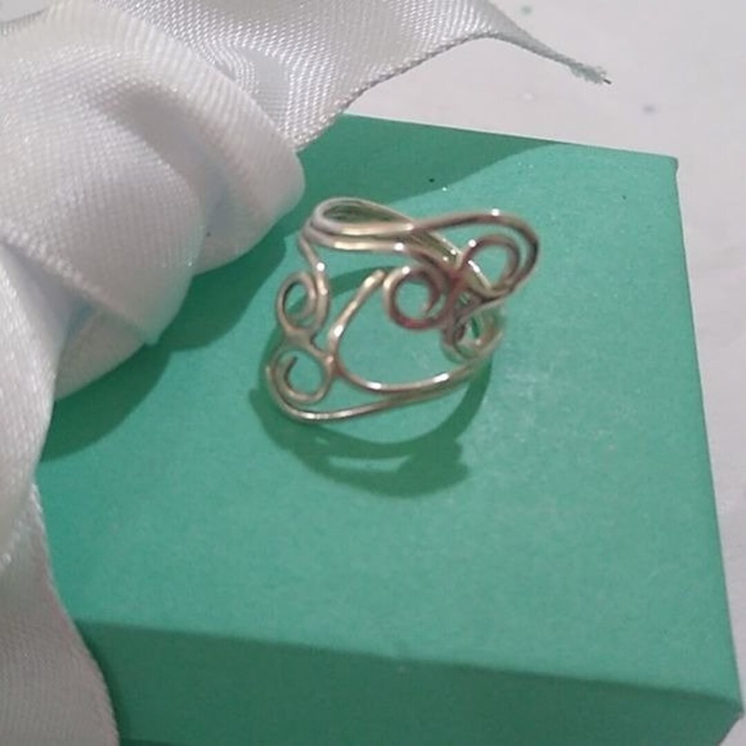 Sterling Silver 925 Openwork Scroll Ring, Size 5.5 - Etsy