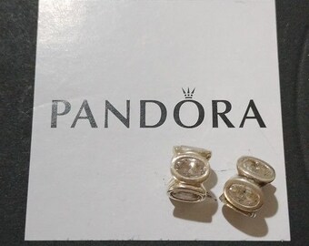 Authentic PANDORA Clear Oval Lights Charm - Etsy