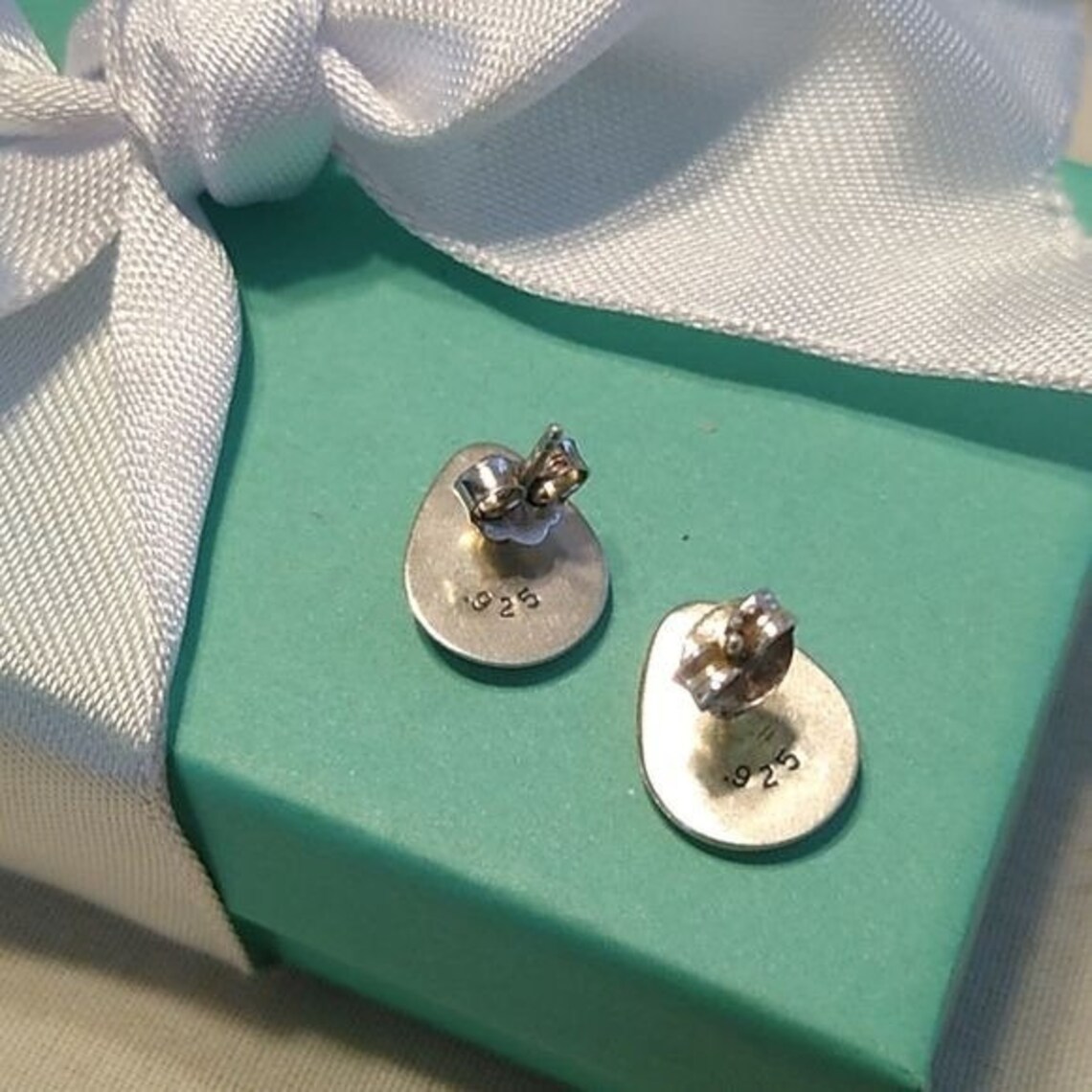 Navajo Made Sterling Silver & Turquoise Bear Paw Claw Stud Earrings 925 ...