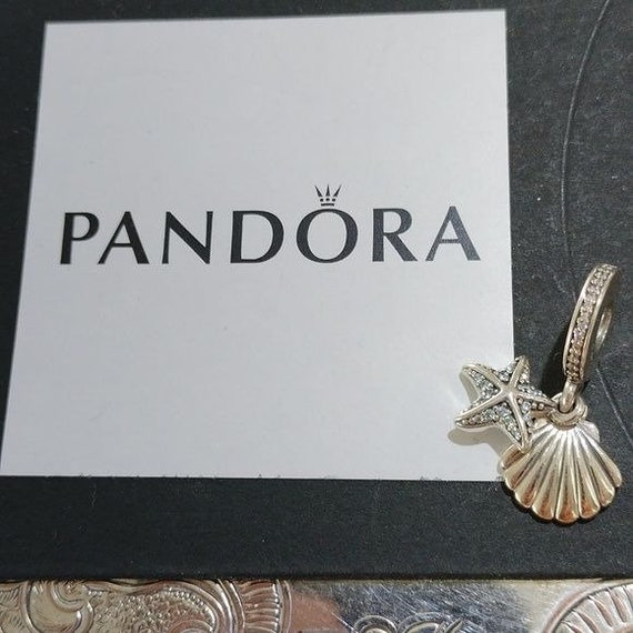 Starfish Charm with Cubic Zirconia Accent, Antiqued Sterling Silver Starfish Charm with Cubic Zirconia Accent, Antiqued Sterling Silver