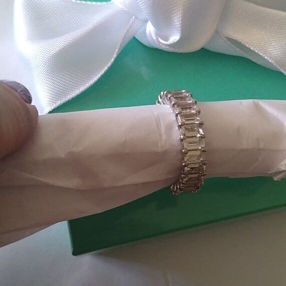 Glamorous Baguette CZ Eternity Band Ring, Size 9.25 - Etsy display picture 1