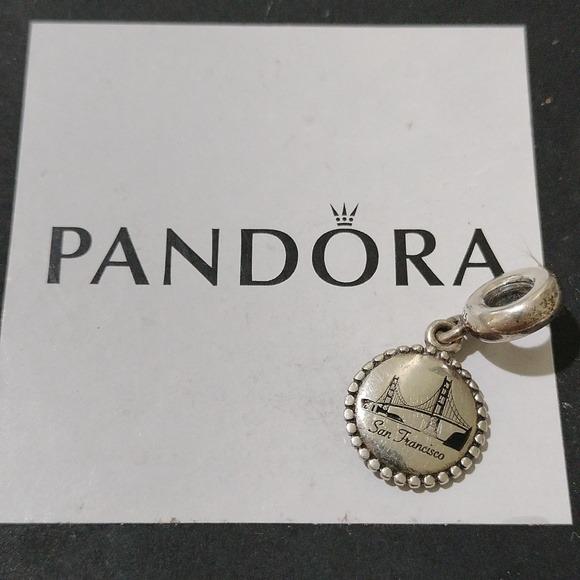 Pandora Sterling Silver San Francisco Travel Dangle Charm