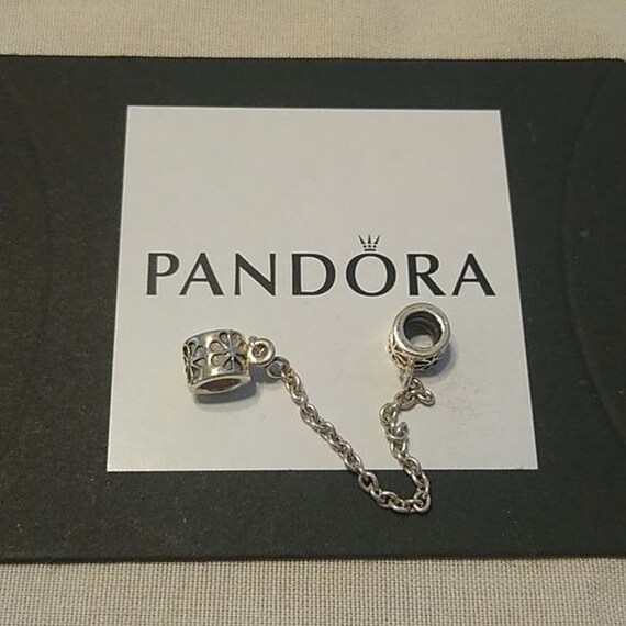 Pandora Daisy Safety Chain 790385 Sterling Silver ALE 925 Etsy