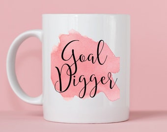 Goal Digger Water Color Mug