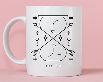 Gemini Zodiac Sign Mug - Cosmic Babe Collection