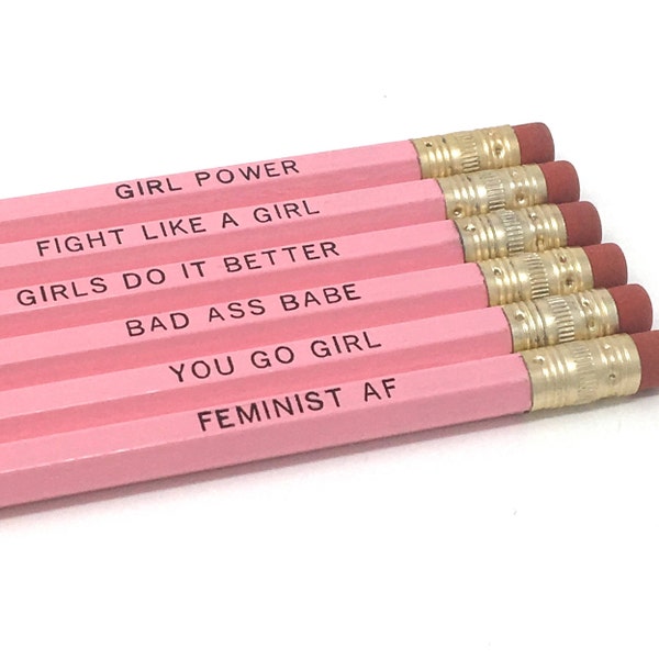 Girl Power Pencil Set - Empowered Babe Collection
