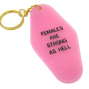 女性は地獄のように強いキーチェーン - エンパワードベイブコレクション