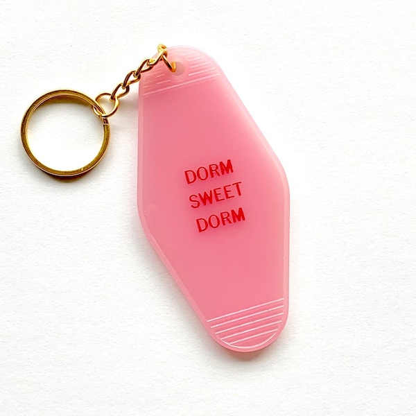 Dorm Sweet Dorm Keychain