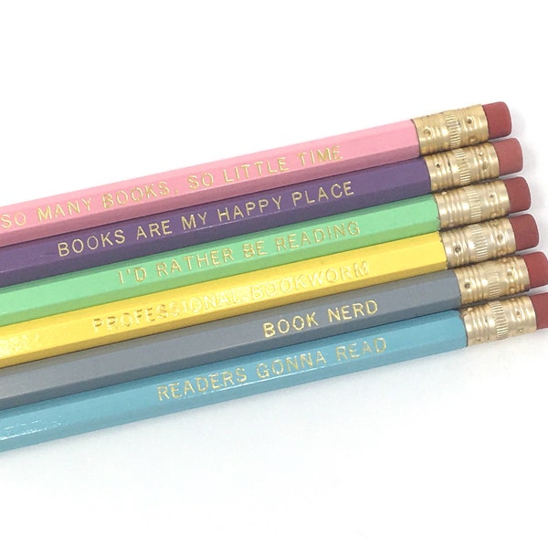 Book Nerd Pencil Set