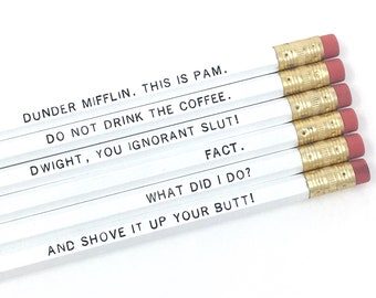 Dunder Mifflin Pencil Set