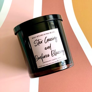 Star Gazing and Bonfires Blazing Fall Candle